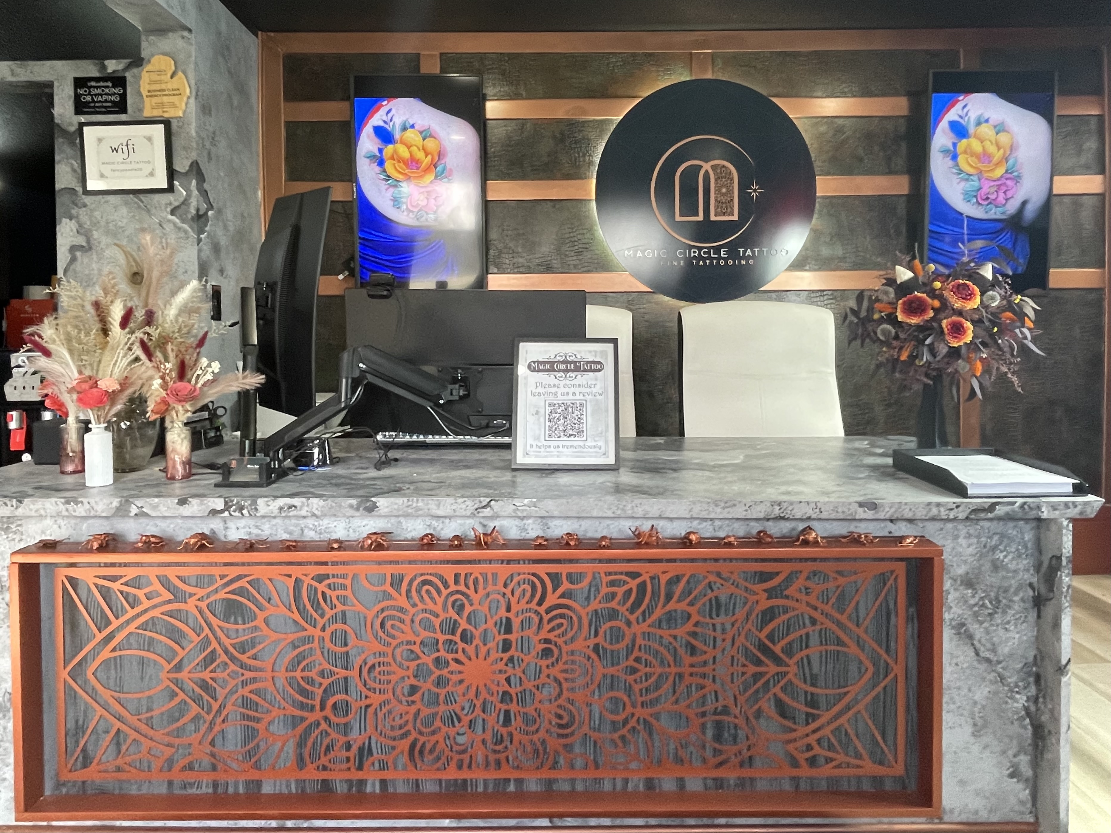 Magic Circle Tattoo Studio - Premier Professional Tattoo Shop in Bay City Michigan - Custom Tattoo Artists